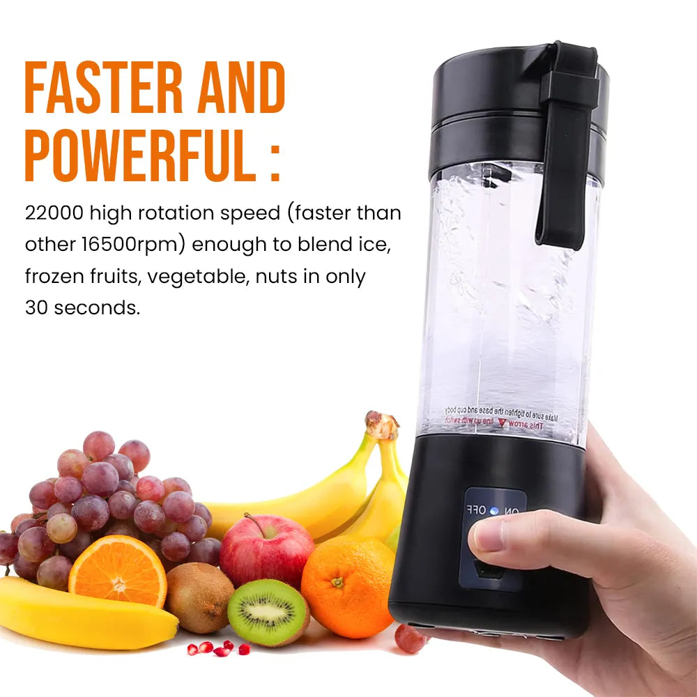 Electric Mini Portable Juicer Blender USB Recahrgeable