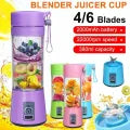 Electric Mini Portable Juicer Blender USB Recahrgeable